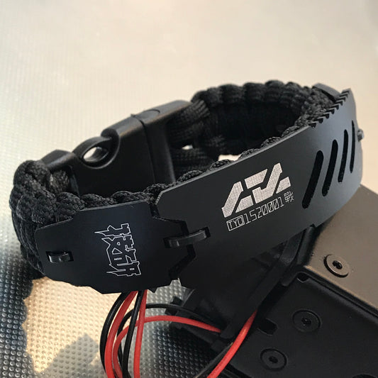 Armored Paracord Wristband Unit_T01 (Matte Type)