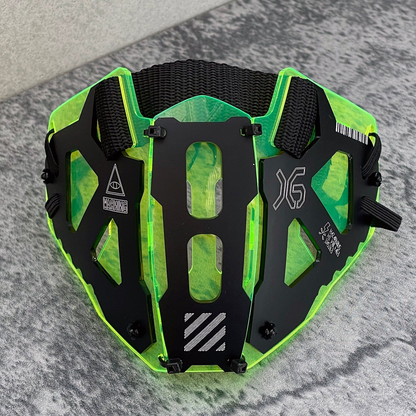 装甲マスクユニットmk16 green x black