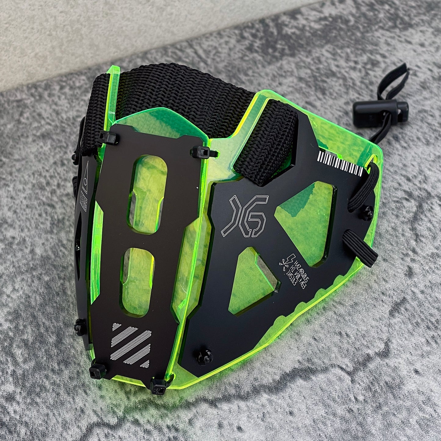 装甲マスクユニットmk16 green x black