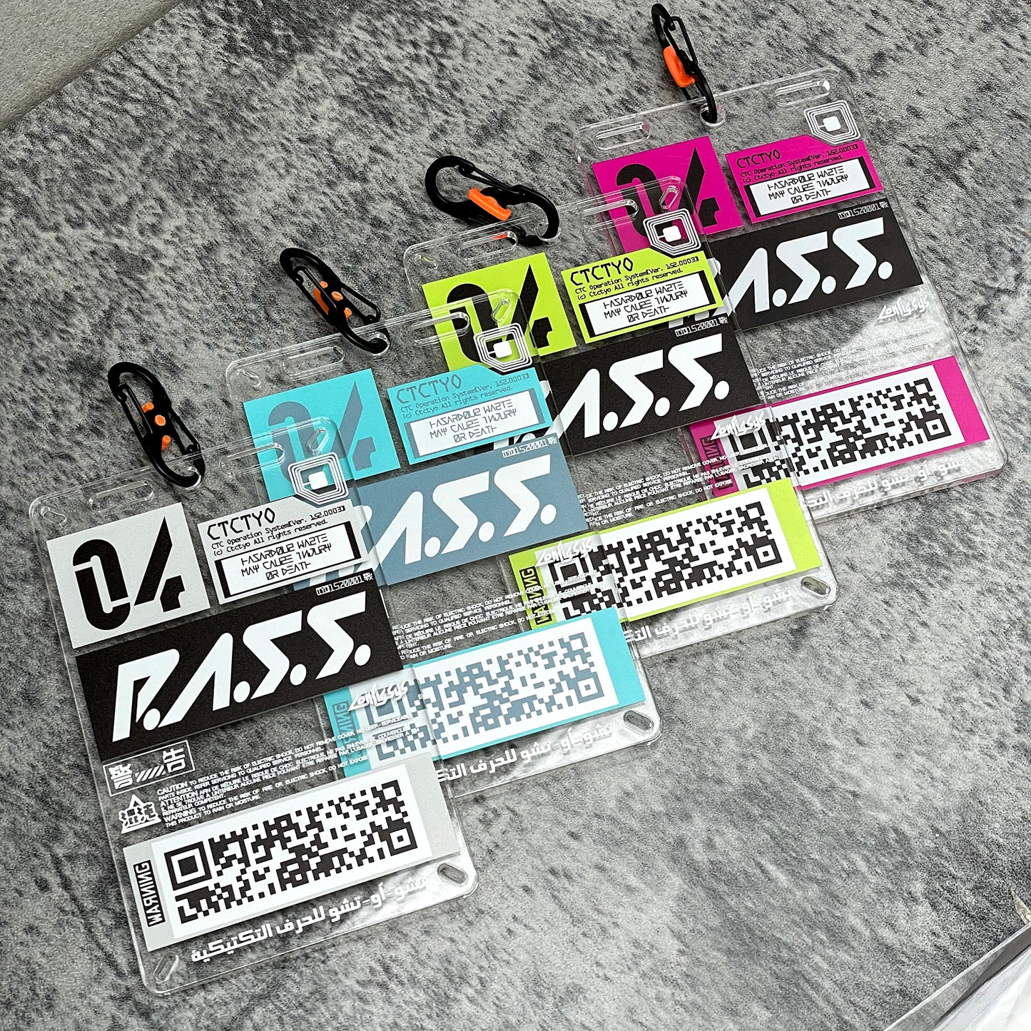 アクリルIDパスカード