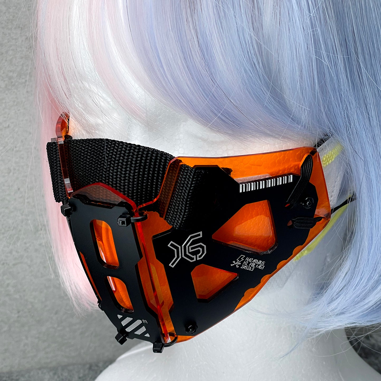 装甲マスクユニットmk16 orange x black