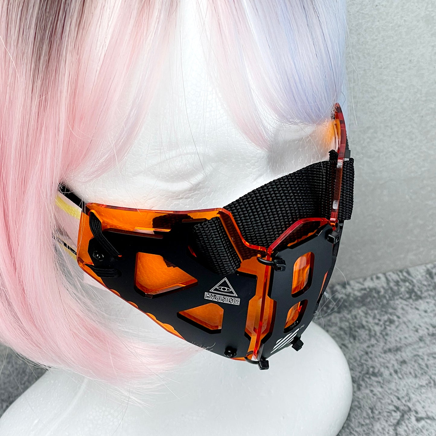 装甲マスクユニットmk16 orange x black