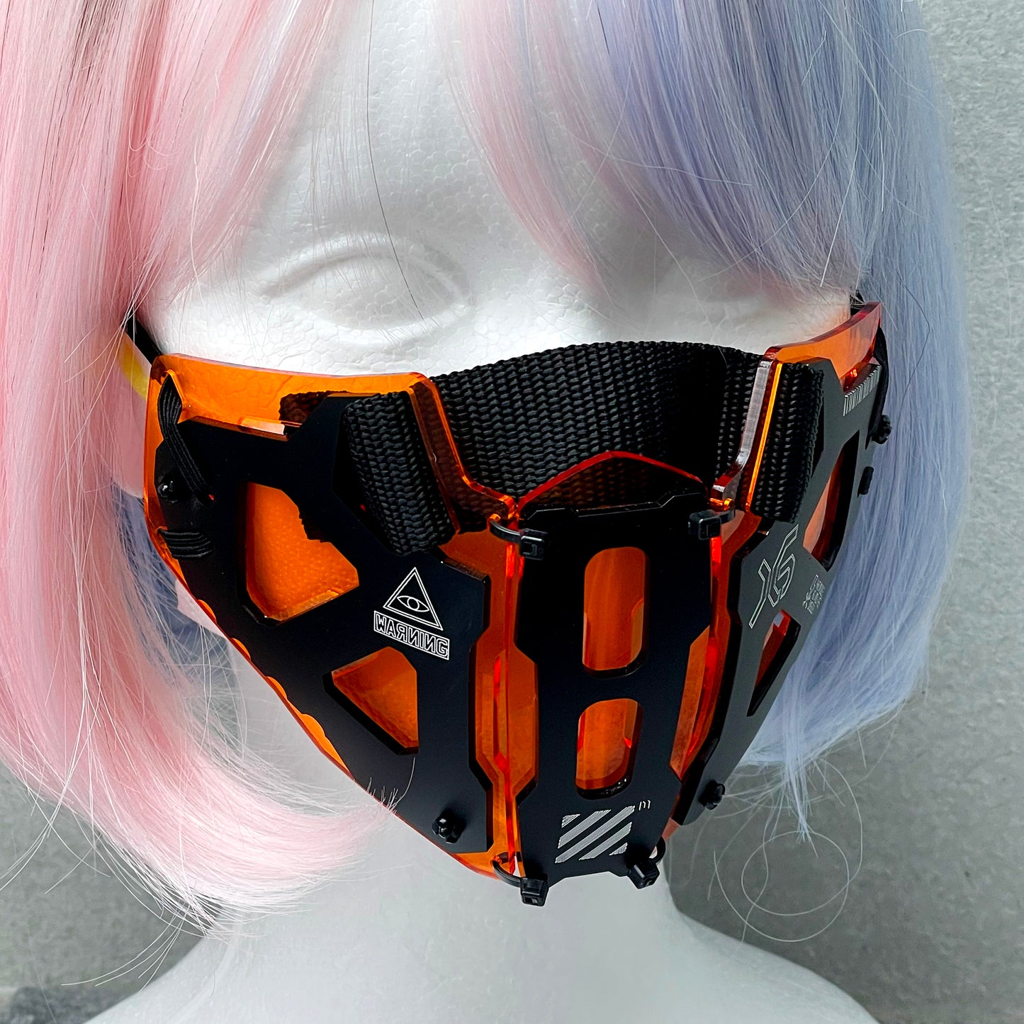 装甲マスクユニットmk16 orange x black