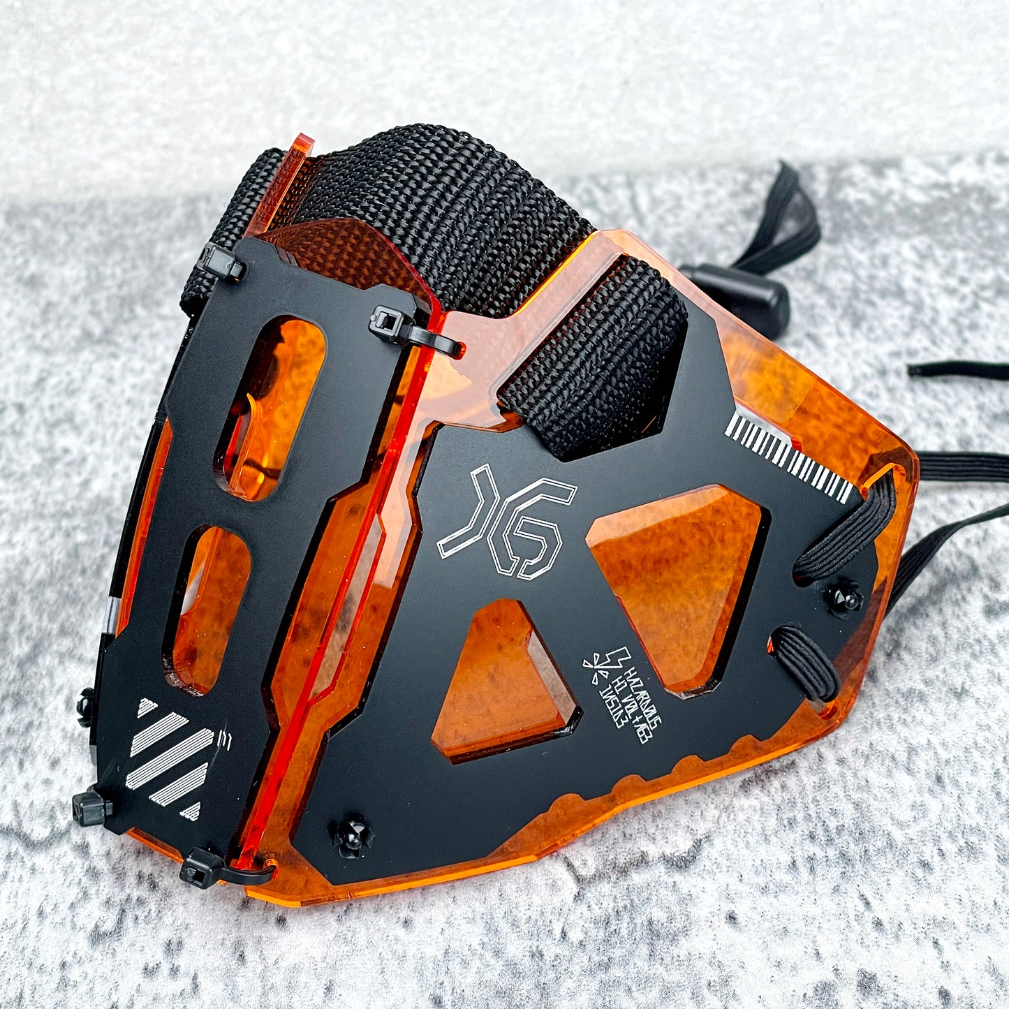 装甲マスクユニットmk16 orange x black