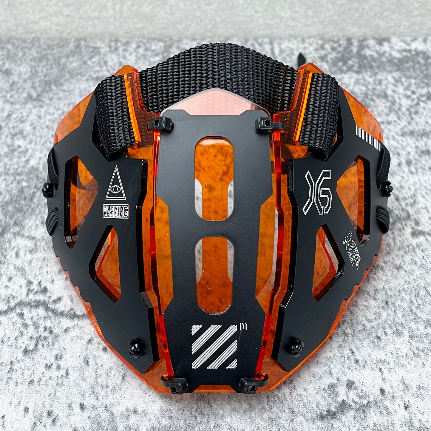 装甲マスクユニットmk16 orange x black