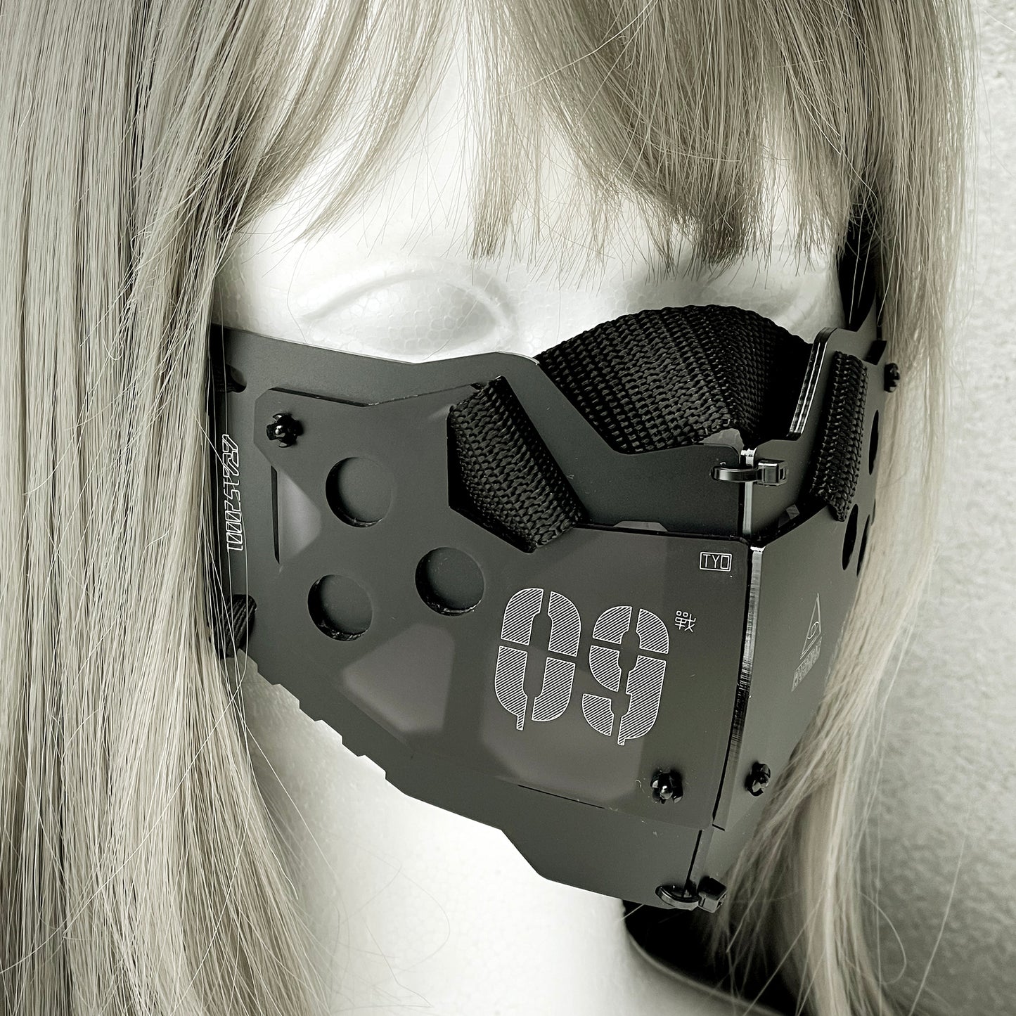 装甲マスクユニットmk9 "matte smoke black"
