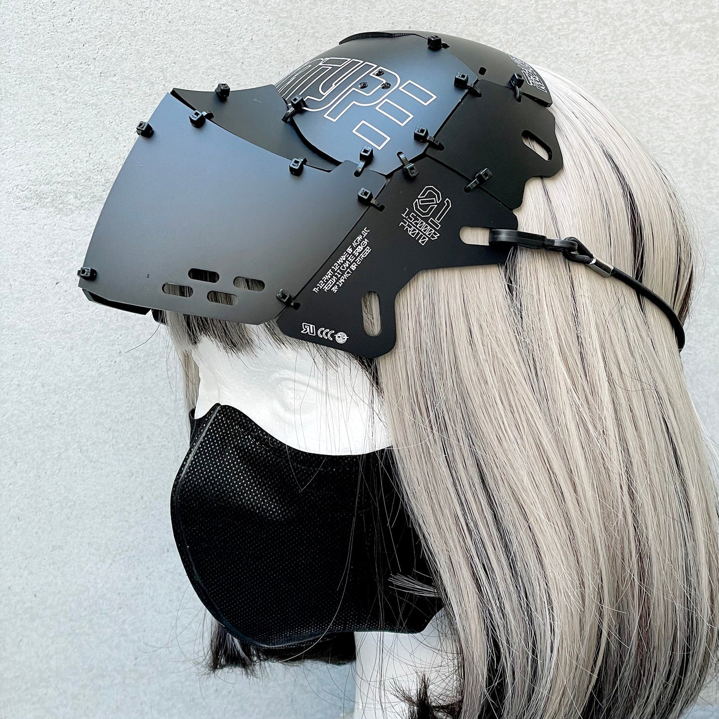 フェイスアーマーユニット試作型