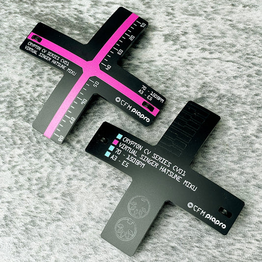 Cross Barrette Unit Hatsune Miku Model (Black)