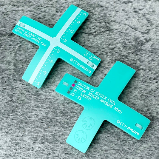 Cross Barrette Unit Hatsune Miku Model (Green)