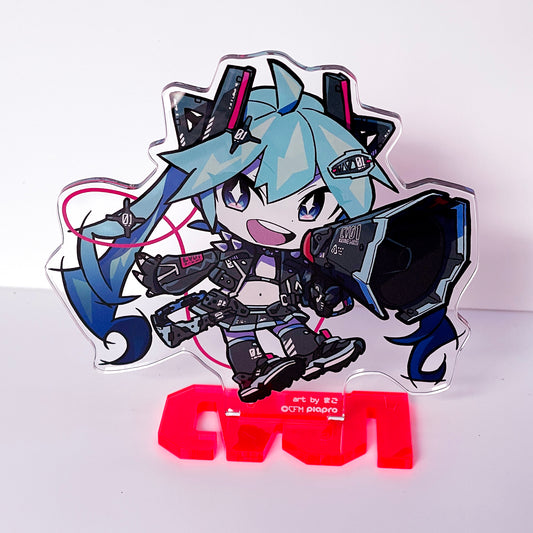 Hatsune Miku x Chuocho Tactical Crafts SD Acrylic Stand