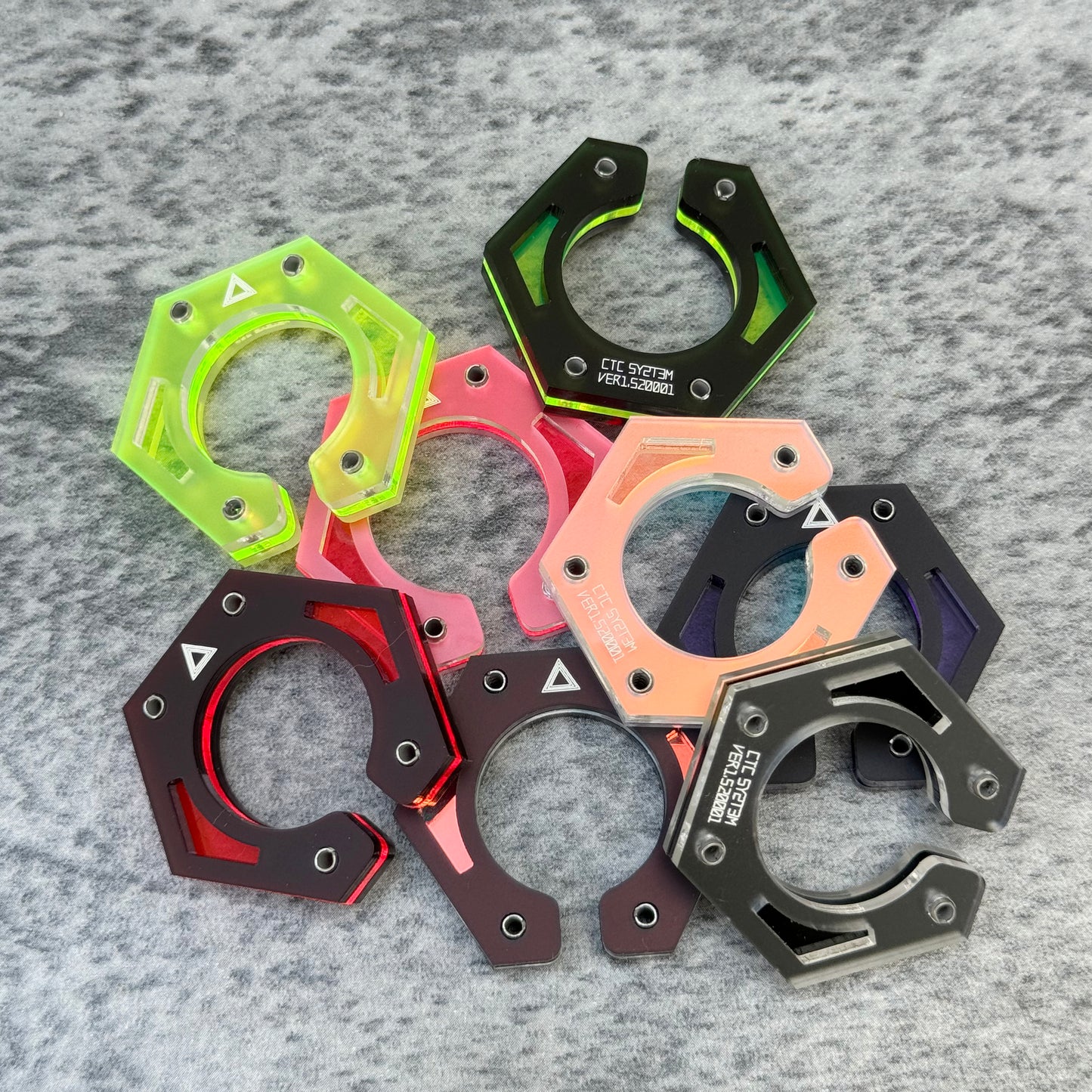イヤーカフユニット type_hexa print