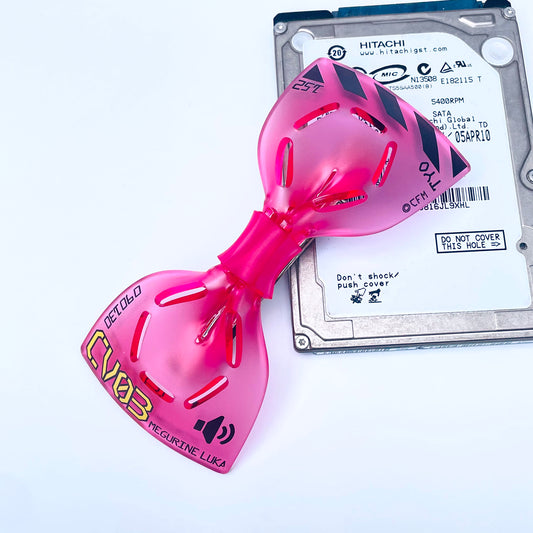 Small ribbon barrette Megurine Luka version