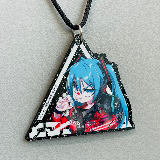 Hatsune Miku acrylic pendant YORUGATA ver.