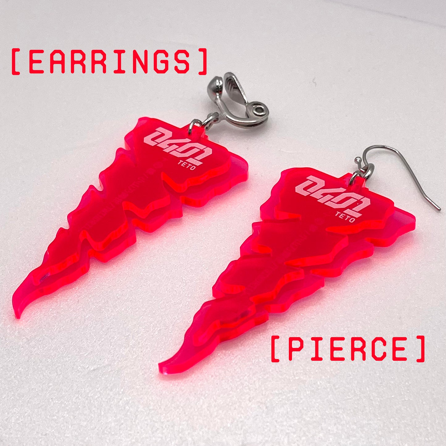 重音テト アクリルイヤリング・ピアス【予約販売】
