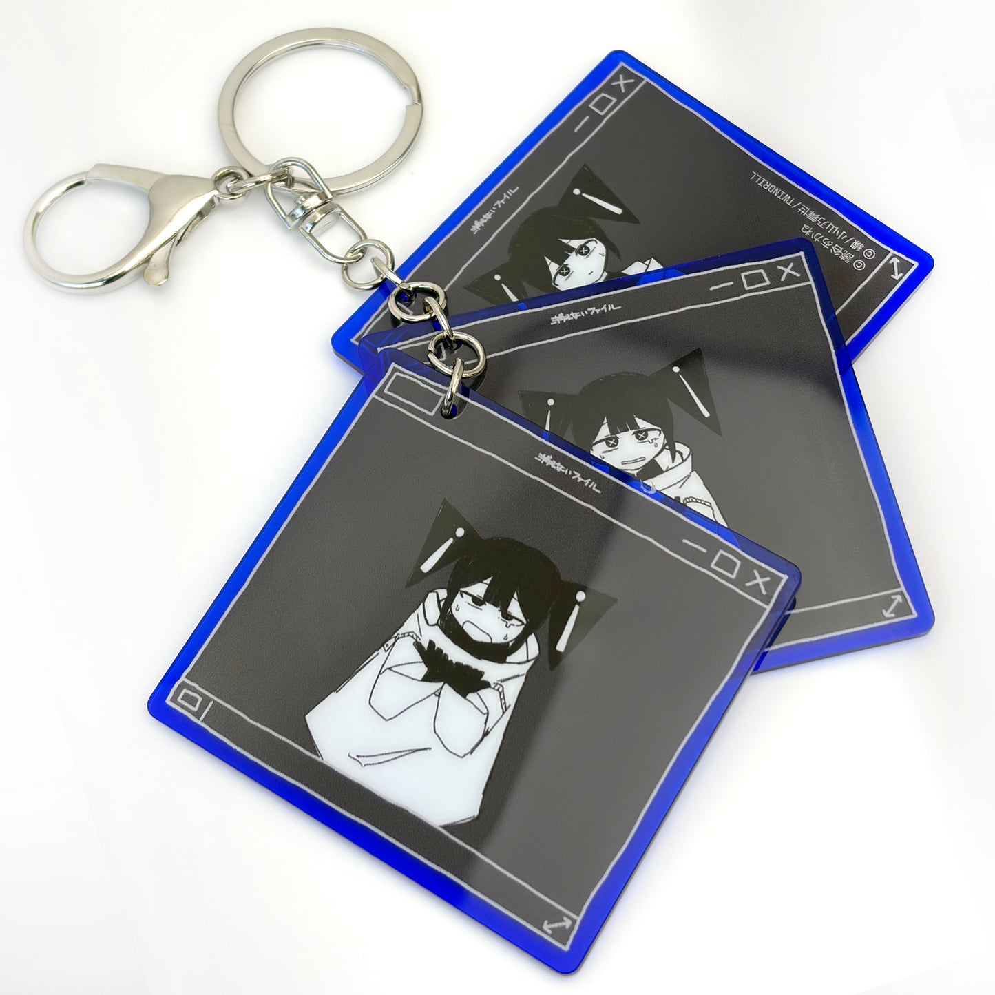 「消えないファイル」ウィンドウキーホルダー(吐いて)【CTCRECORED】