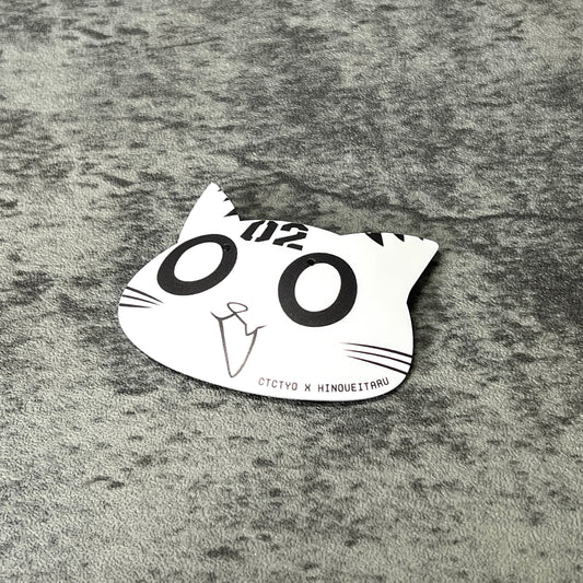 いたる猫 アクリルバレッタ