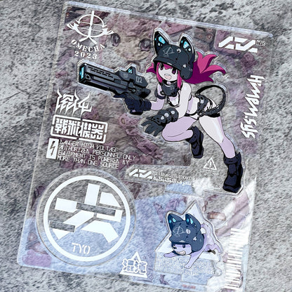 藤岡建機コラボアクリルスタンド_tactical