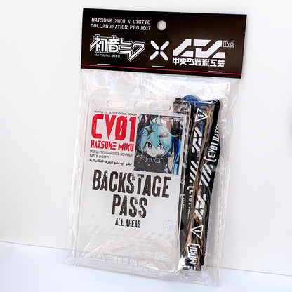 初音ミクx中央町戦術工芸　アクリルBACKSTAGE PASS