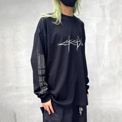 結束ロゴ ロングスリーブTシャツ