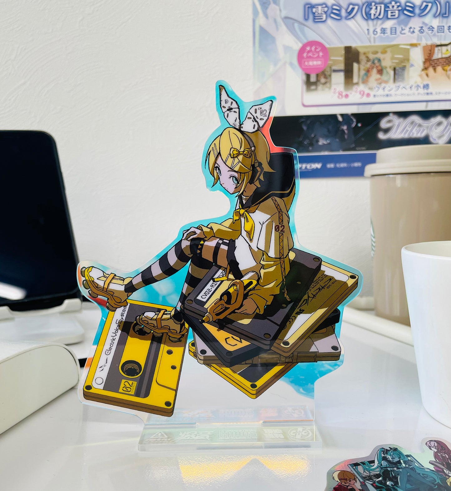 鏡音リン オーロラアクリルスタンド がーこver.