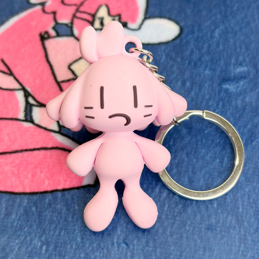 「ちっちゃな私」3DPVC ラバーマスコットキーホルダー【CTCRECORDS】