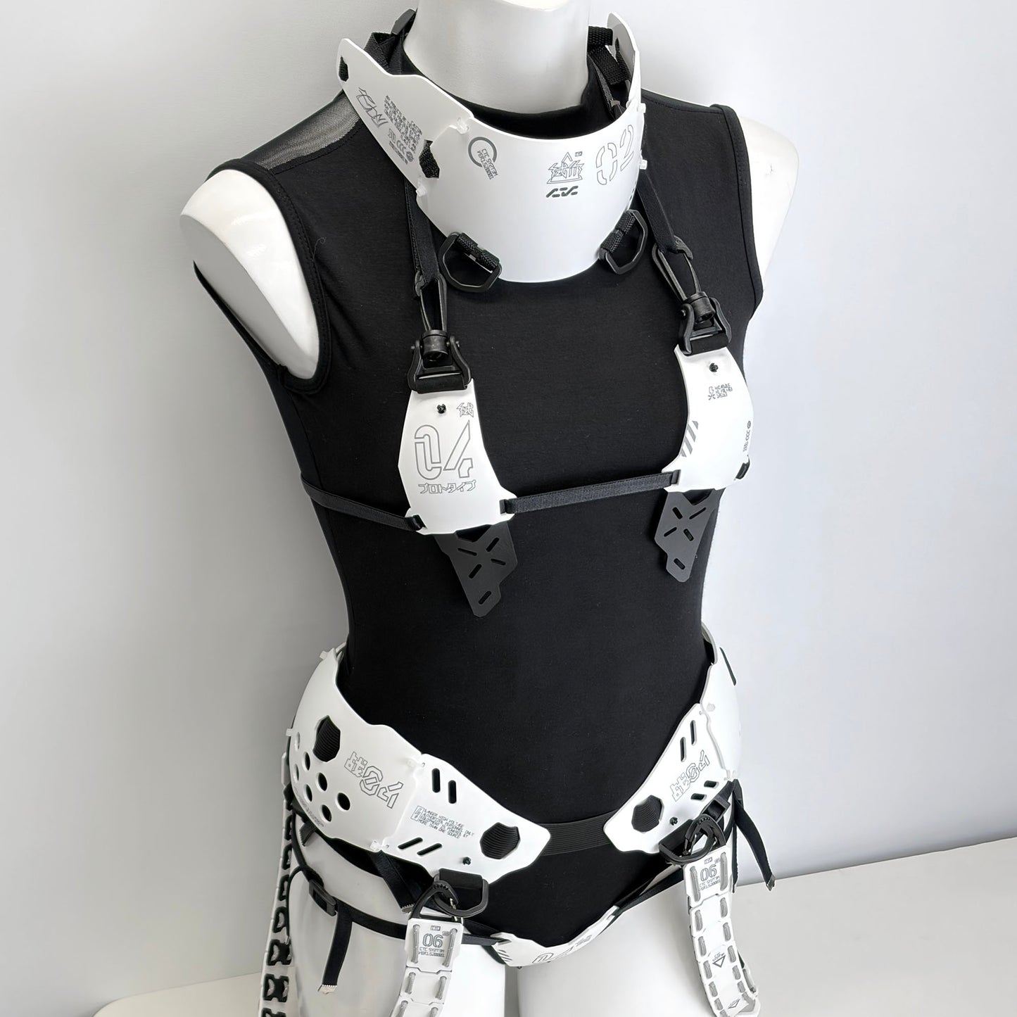 Armored bikini full armor set "white stalker 04"