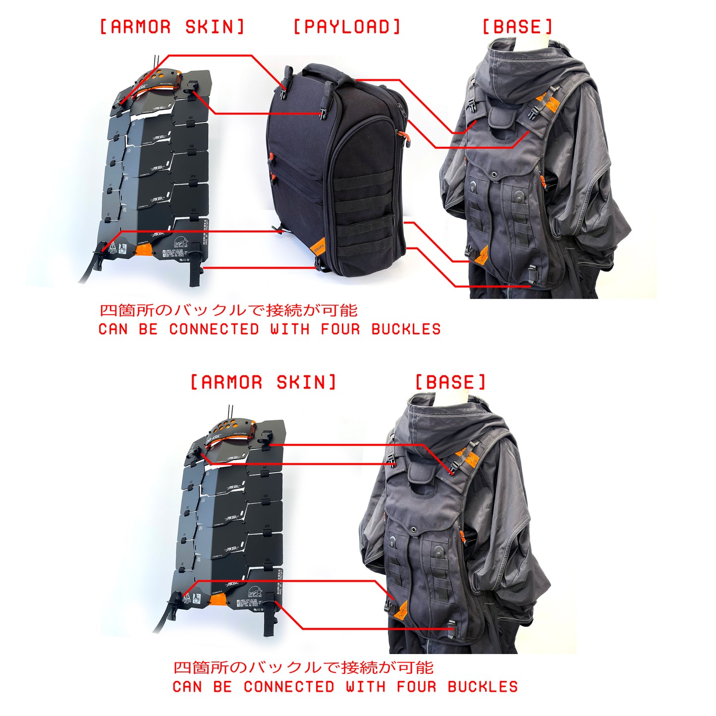 equilibrium x ctctyo 装甲バックパックシステム