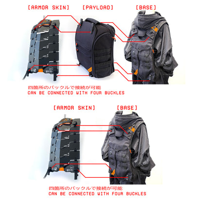 equilibrium x ctctyo 装甲バックパックシステム